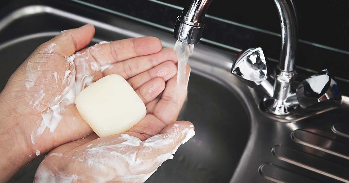 Wash your hands to stop the spread of disease